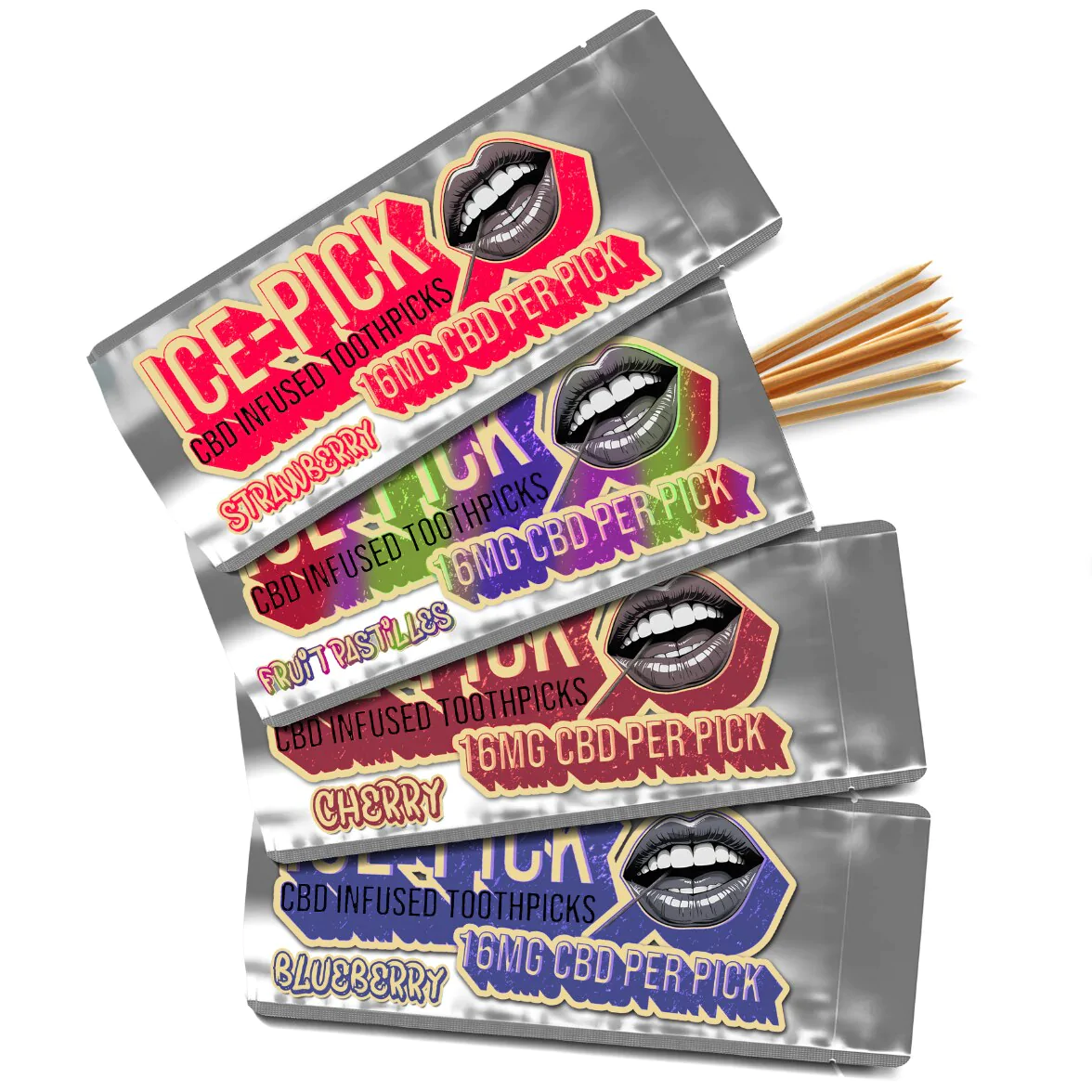 Buy ICE-PICK CBD Infused Toothpicks